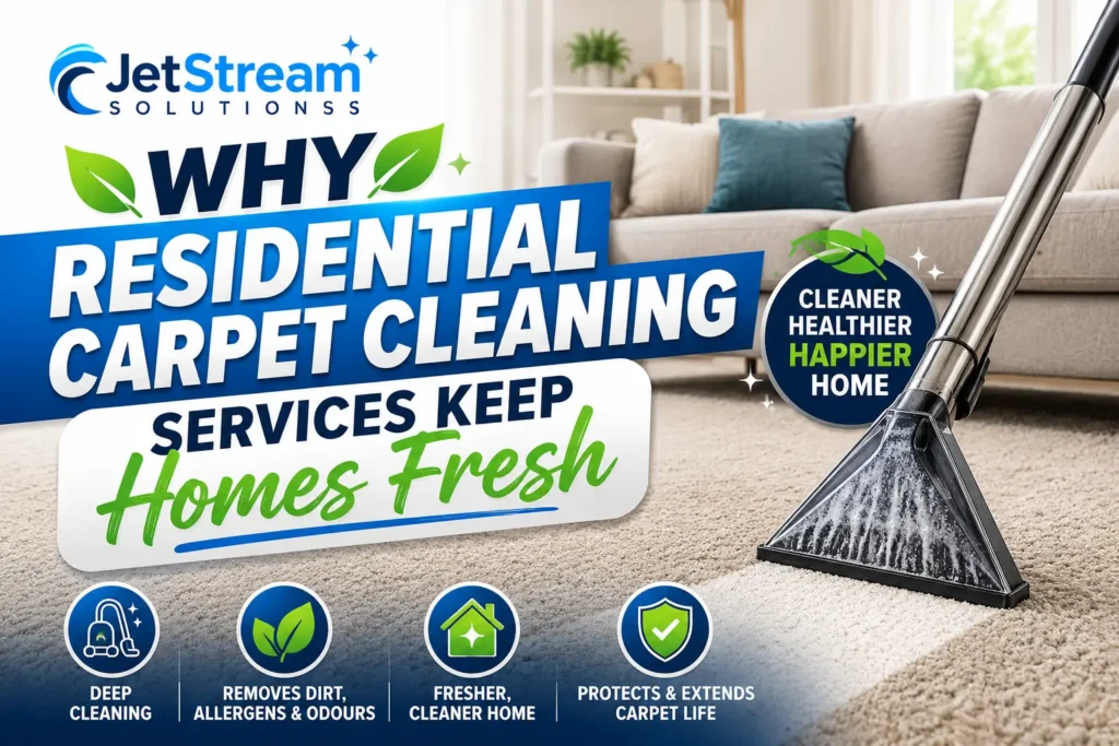 Why Residential Carpet Cleaning Services Keep Homes Fresh