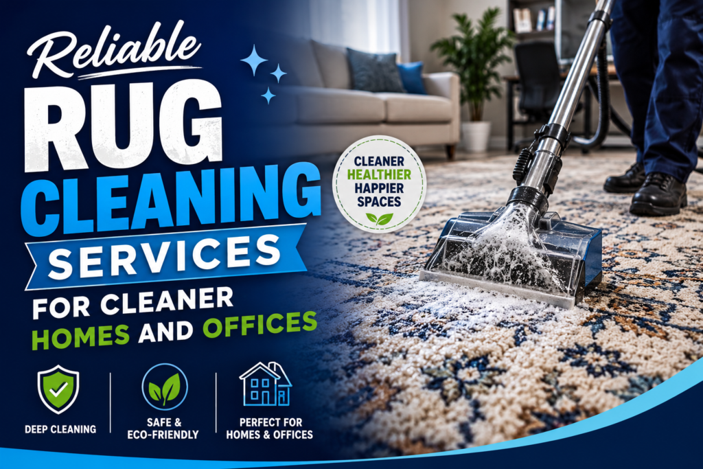 Reliable Rug Cleaning Services for Cleaner Homes and Offices