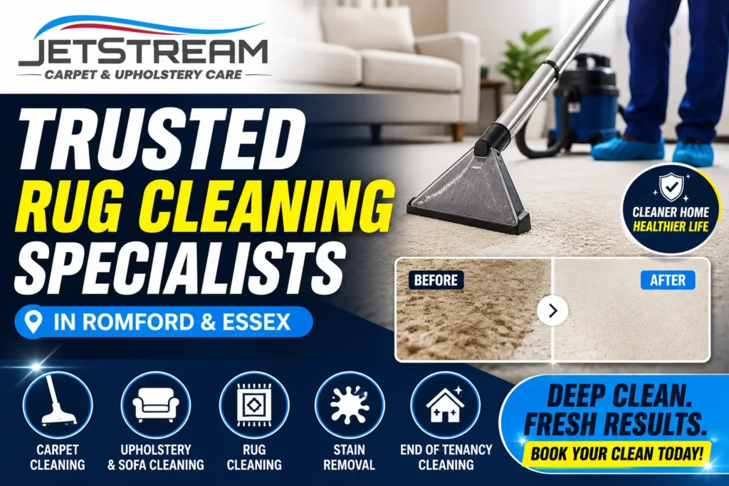 Trusted Rug Cleaning Specialists in Romford & Essex